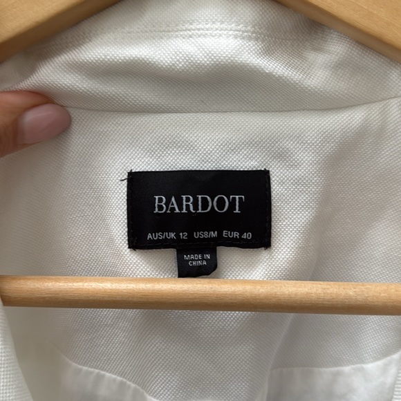 Bardot Revolve Linen Blazer Oversized Relaxed Fit - Picture 5 of 8